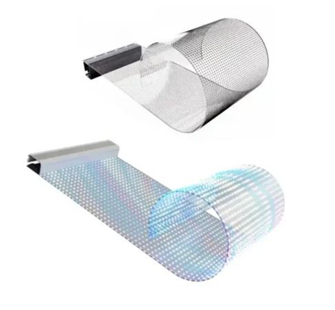 P8-Kristallfolie, dünnes, flexibles LED-Display