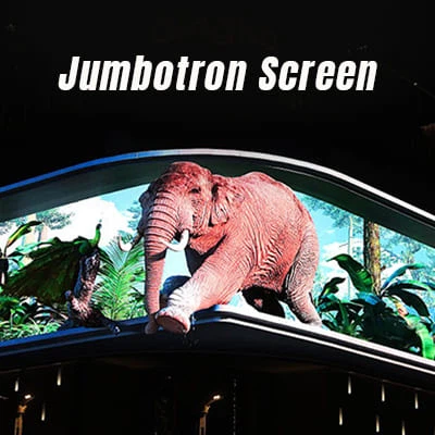 Jumbotron -LED -Bildschirm im Freien
